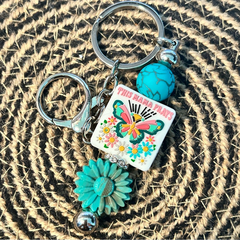This Mama Pray Keychain